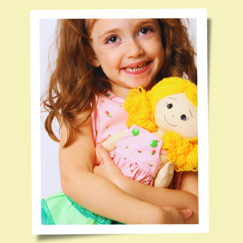 Vestido Infantil Trapézio Rosa Moranguinho - Imagem 7