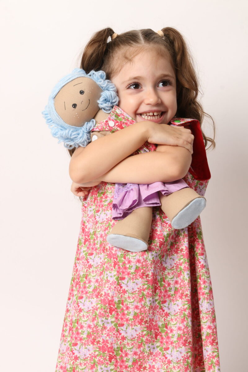 Vestido Infantil Trapézio Floral - Imagem 6
