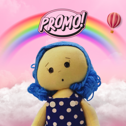 Boneca de Pano Artesanal Maria Promoção